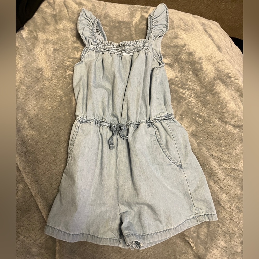 Denim romper